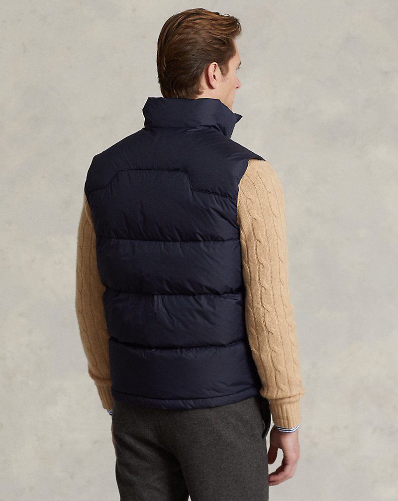 The Gorham Down Gilet Collection Navy
