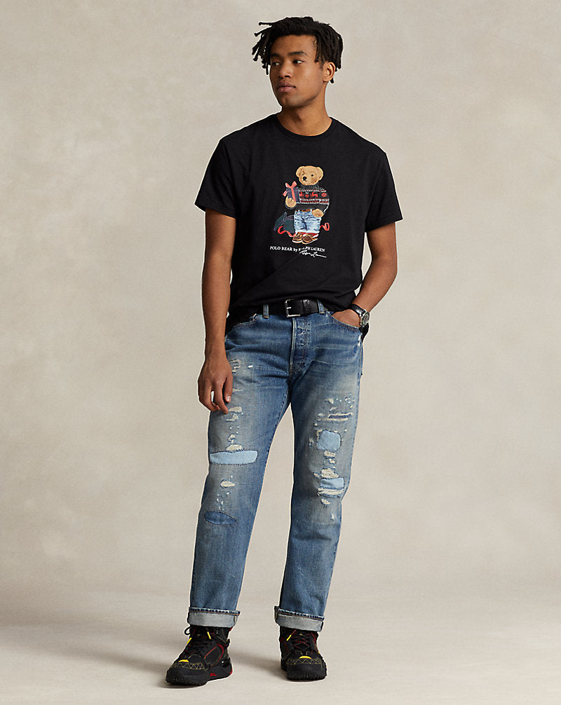 Classic Fit Polo Bear Jersey T-Shirt Black