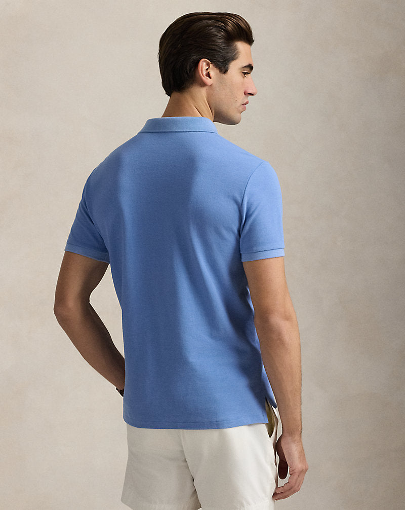 The Iconic Mesh Polo Shirt Campus Blue