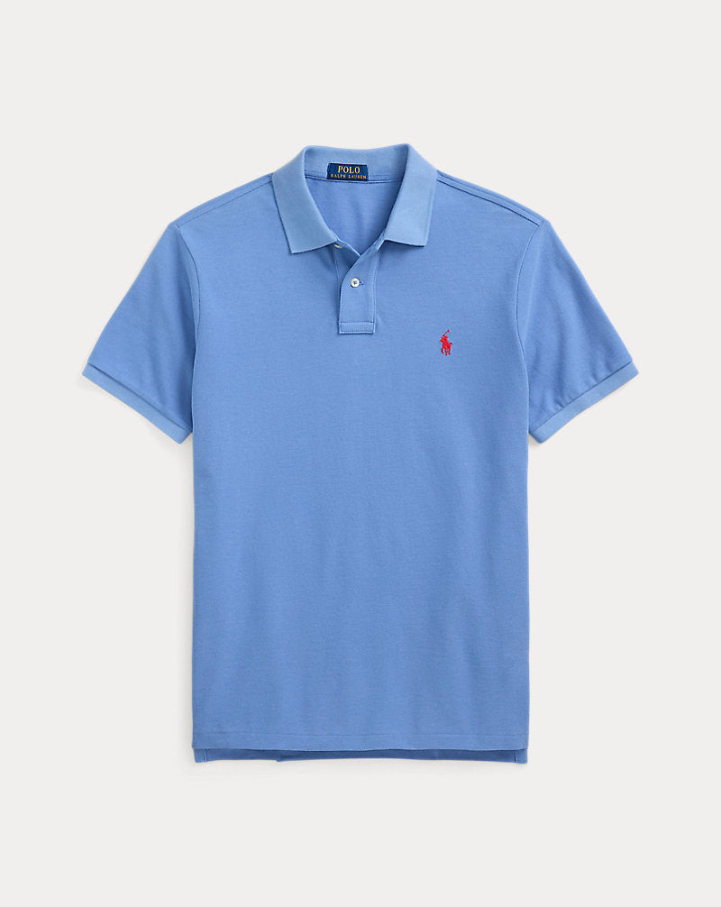 The Iconic Mesh Polo Shirt Campus Blue