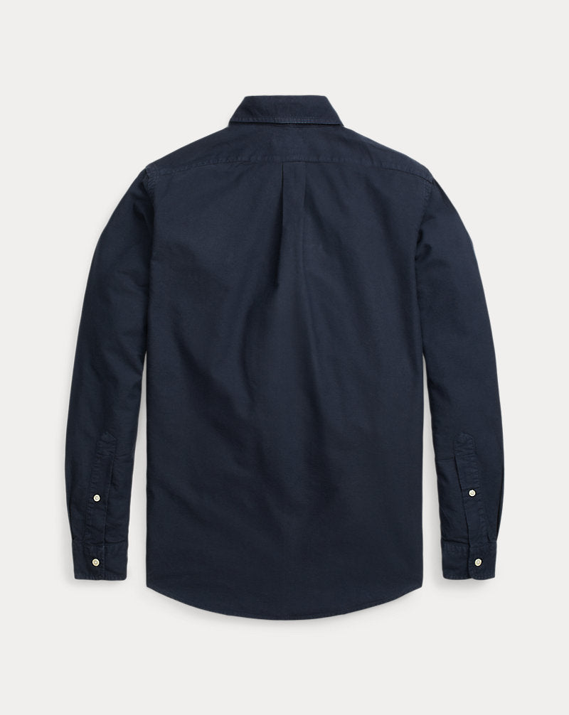 Classic Fit Garment-Dyed Oxford Shirt NAVY
