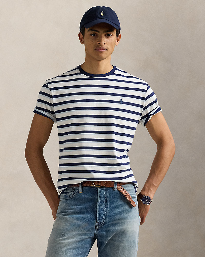 Classic Fit Striped Jersey T-Shirt Nevis Multi