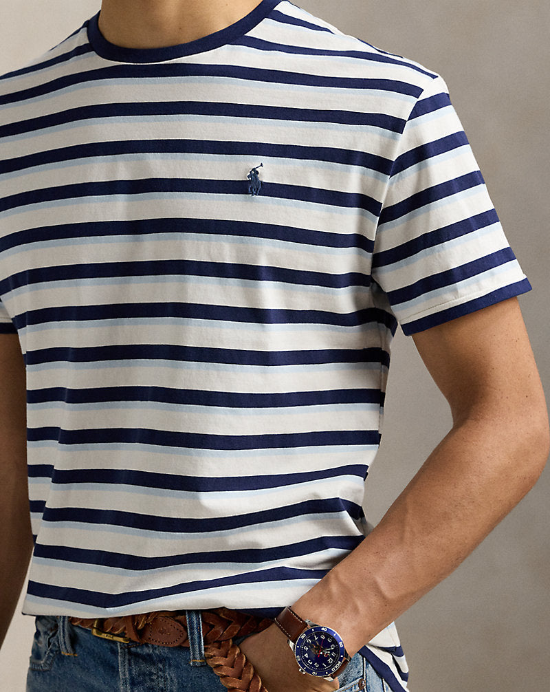 Classic Fit Striped Jersey T-Shirt Nevis Multi