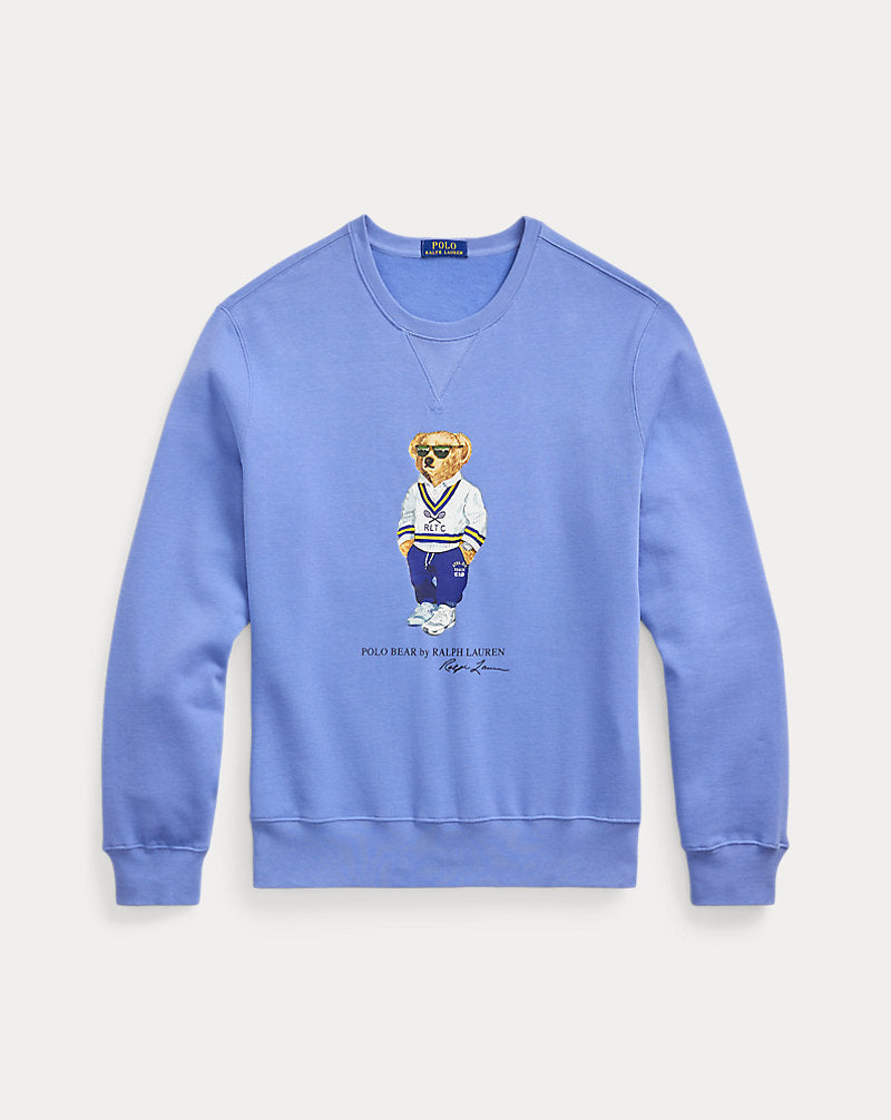 Polo Bear Fleece Sweatshirt Campus Blue Heritage