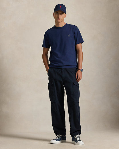 Classic Fit Jersey Crewneck T-Shirt Cruise Navy