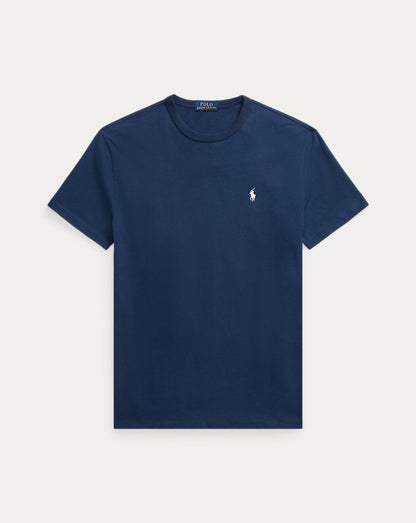 Classic Fit Jersey Crewneck T-Shirt Cruise Navy